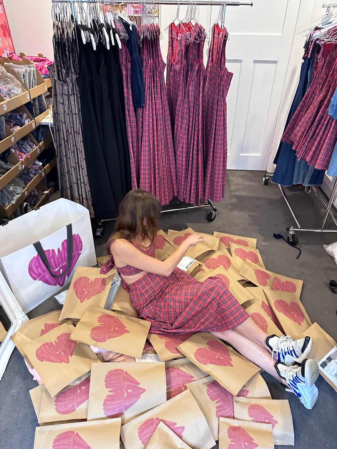 packing orders!
