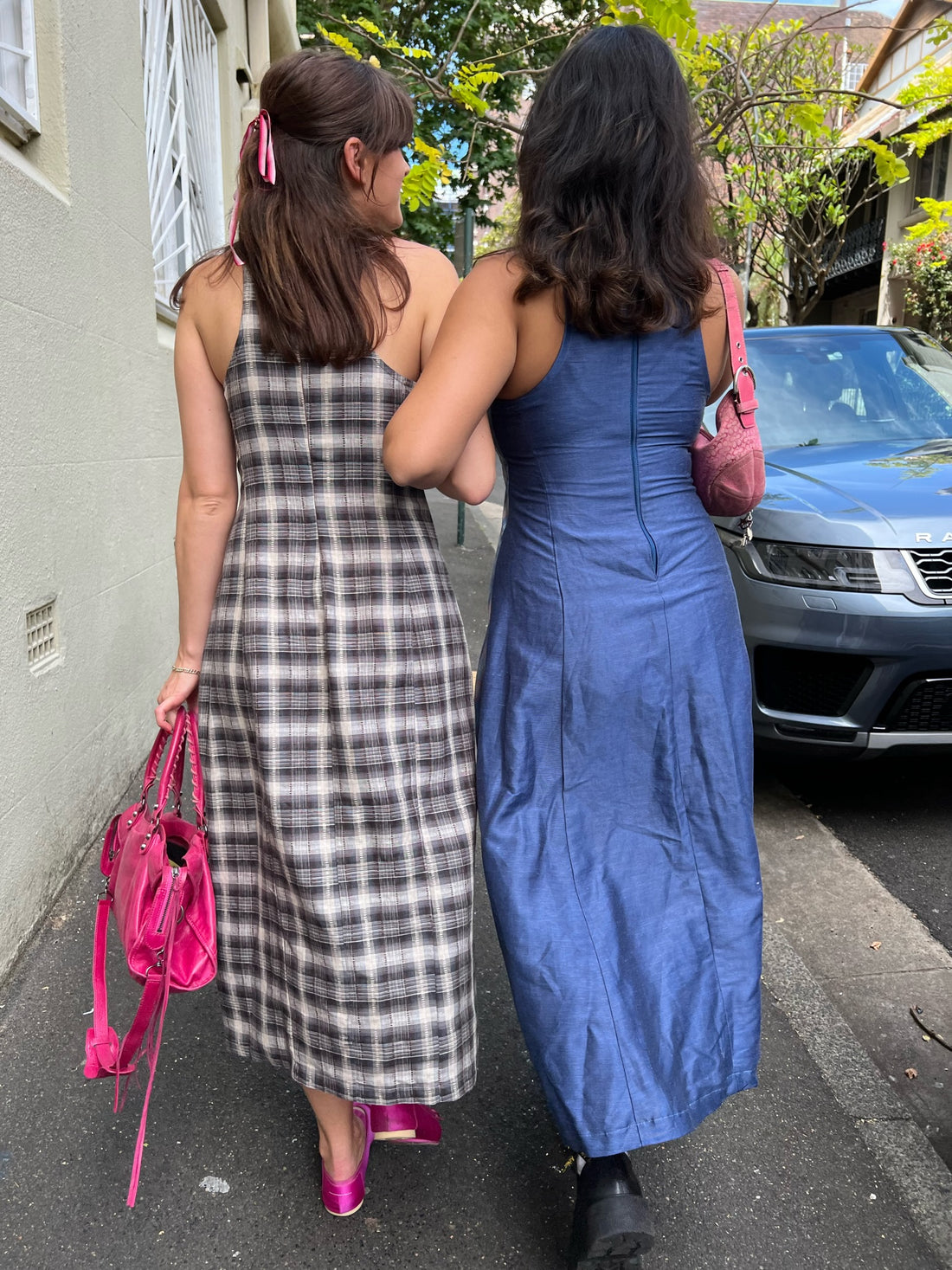 Katharina & Emaan shooting our December 23 drop.