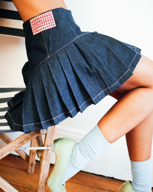 Denim Mini Skirt