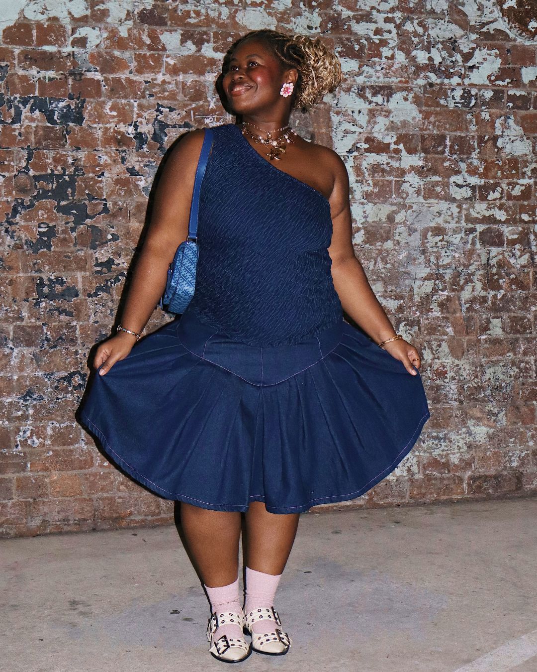 Denim Mini Skirt