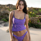 Berry Plaid Reversible Mesh Tank
