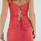 Chilli Stripe Mini Skirt