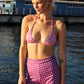 Bubblegum Triangle Bikini Top