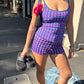 Berry Plaid Swim Shorts
